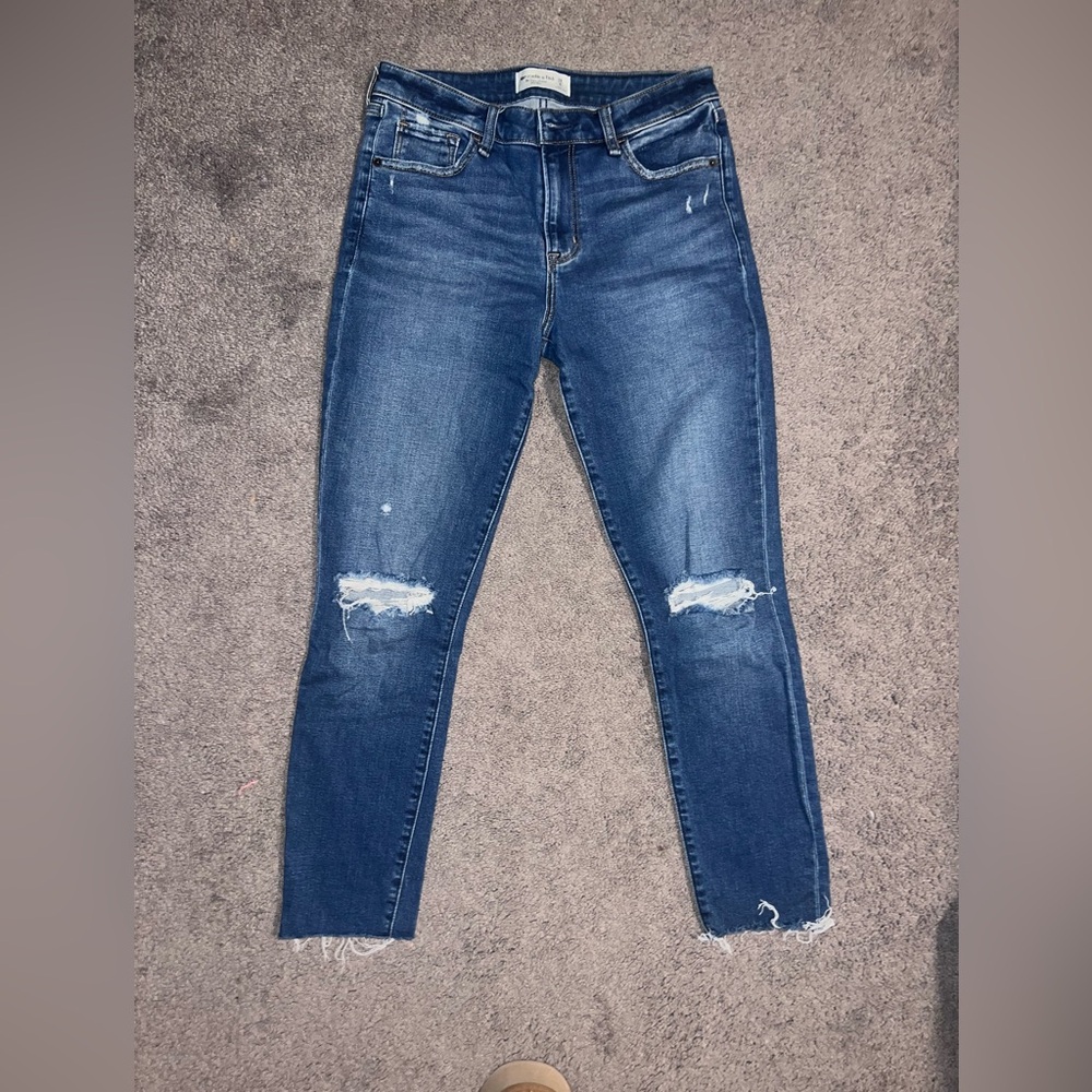 Abercrombie super skinny mid rise jeans